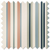 The British Stripe Co. Elizabeth, Polzeath No.1 - Roman Blind